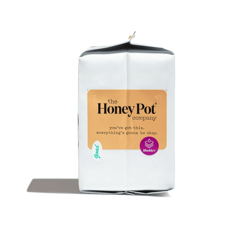 The Honey Pot Company - Herbal Heavy Flow Pads w/Sensitive Wipes & Wash  Bundle - Great Postpartum Essentials Kit - Super Absorbant Pads, Fragrance