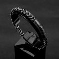 thumbnail image 2 of Vintage Chain Link Men Bracelet Handmade Punk Rock Stainless Steel Motorcycle Bracelets Male Hand Jewelry Accessories Boyfriend, 2 of 6