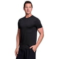 thumbnail image 4 of RBX Active Men's Crewneck Quick Drying Jacquard Short Sleeve Workout Tee, 4 of 4
