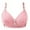 Pink, variant on Utoimkio Bras for Women Women Fashion Plus Size Bra Intimates Comfortable Breathable Underwear