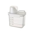 thumbnail image 1 of Toystoory Caja de almacenamiento de alimentos de gran capacidad para el hogar, transparente, a prueba de humedad, organizador de granos de café Juegos de accesorios de baño 1100ml Tipo 2, 1 of 6