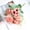 Red, variant on cpengpj Eco-friendly Artificial Rose Flower 1-Bouquet,UV Resistant Silk Material,for Wedding Banquet Table Centerpiece Decoration