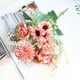 thumbnail image 1 of Flores de rosas artificiales - Rosas de tela de seda realistas para decoración del hogar, bodas, fiestas - 12,2" de altura - Blanca, roja, champán, verde, 1 of 6