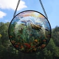 thumbnail image 2 of Personalized Turtle Suncatcher Stained Glass, Turtle Stained Glass Window Hanging Turtle Sun Catchers Indoor Window Décor YRWJOy, 2 of 5