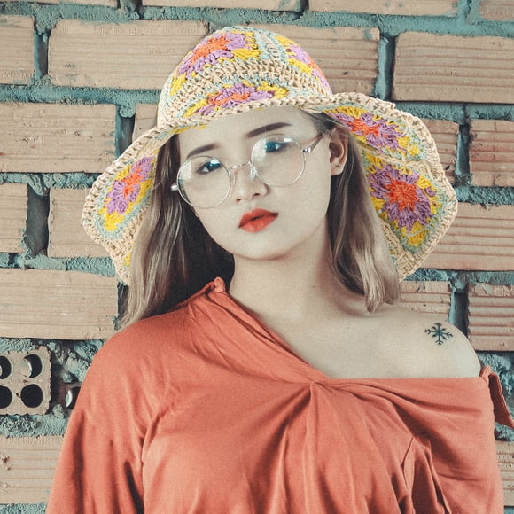 UPGRATOR Sombrero Bucket Color Multicolor Sombrero Y Ideal Para Y Festivales