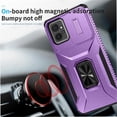 thumbnail image 4 of Funda para GANGXUN Motorola Moto G Power 2023 - Soporte metálico, Función magnética, Morado, 4 of 5