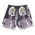 thumbnail image 7 of FORMRS Boys Swim Trunks Quick Dry Mesh Liner Boardshorts Sizes XS-XL, White Skeleton, 7 of 7
