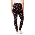thumbnail image 2 of Woman Within Plus Size Stretch-Cotton Knit Pull-On Printed Pocket Leggings, 2 of 2