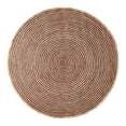 thumbnail image 1 of Braided Jute Round Indoor Area Rug Purple / 8 Round, 1 of 1