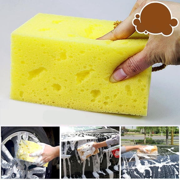 Worgeous  2 Pcs Foam Car Wash Sponge Thick Suds High Density