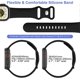thumbnail image 3 of UBIUO 5 Pack Sport Bands Compatible with Apple Watch Band 49mm 45mm 44mm 42mm 41mm 40mm 38mm, Soft Silicone Strap Replacement Wristband for iWatch Ult, 3 of 4