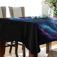 thumbnail image 3 of JSTEL Fox Head in Nebula Table Cloth Square 54 x 54 Inch Tablecloth Anti Wrinkle Table Cover for Dining Kitchen Parties, 3 of 6