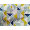 thumbnail image 4 of oneOone Cotton Poplin Fabric Parallelogram & Triangle Geometric Print Fabric By Yard 42 Inch Wide, 4 of 4