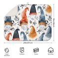 thumbnail image 2 of Multicolor Christmas Gnome Pattern Dish Drying Mat for Kitchen 1 Pack, Ultra Absorbent Microfiber Dishes Drainer Mats,18x24in(46x61cm), 2 of 4