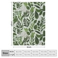 thumbnail image 4 of JEUXUS  – Tropical Leaf Cotton Muslin Quilt Blanket Super Soft | Babies and Toddlers Machine Washable, 4 of 6