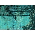thumbnail image 1 of Ahgly Company Indoor Rectangle Oriental Turquoise Blue Industrial Area Rugs, 2' x 3', 1 of 4