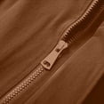 thumbnail image 5 of uublik Men Windbreaker Jackets Waterproof with Hooded Hiking Coat Lightweight Rain Jacket Coffee, 5 of 7
