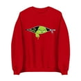 thumbnail image 4 of Woman Christmas Sweatshirt Long Sleeve Christmas Tree Graphic 2025 Funny Cute Xmas Crewneck Pullover Red Medium, 4 of 4