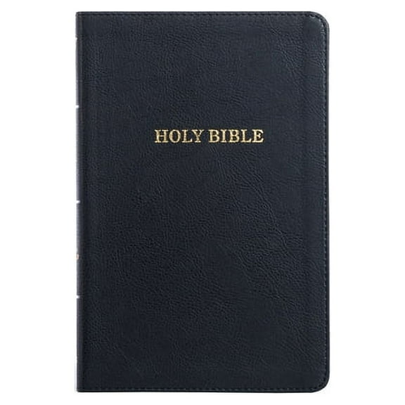 KJV Thinline Bible, Black Leathertouch, (Hardcover)