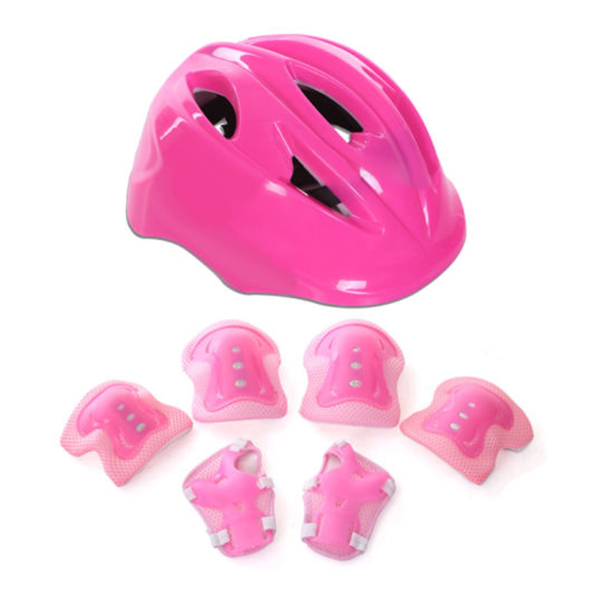 7pcs Kids Skating Protective Gear Sets Elbow Knee Pads Bike Roller Skating Cycling Scooter