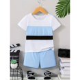thumbnail image 3 of Toddler Boy Clothes Kids Teen Summer Short Sleeve T-Shirt and Shorts Outfit 2 Piece Sweatsuit Clothing Set 3-10T, 3 of 3
