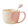 thumbnail image 3 of Taza de café Taza de té Reutilizable Drinkware Linda decoración creativa del hogar Taza de café Taza de agua para adultos Cocina Hogar Comedor Niñas Rosa, 3 of 8