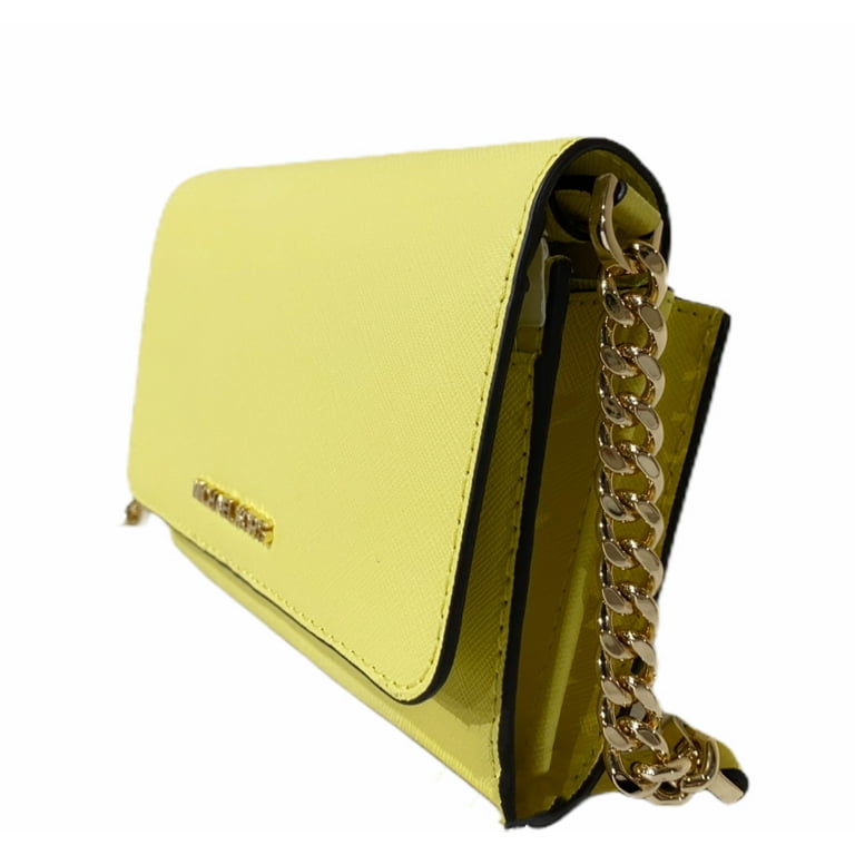 Michael Kors Jet Set Travel Multifunction Phone Crossbody Bag Sunshine  Yellow