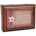 thumbnail image 4 of Cottage Garden Daughter Truly Loved Woodgrain Rope Trim Music Box Plays Light Up My Life, 4 of 9