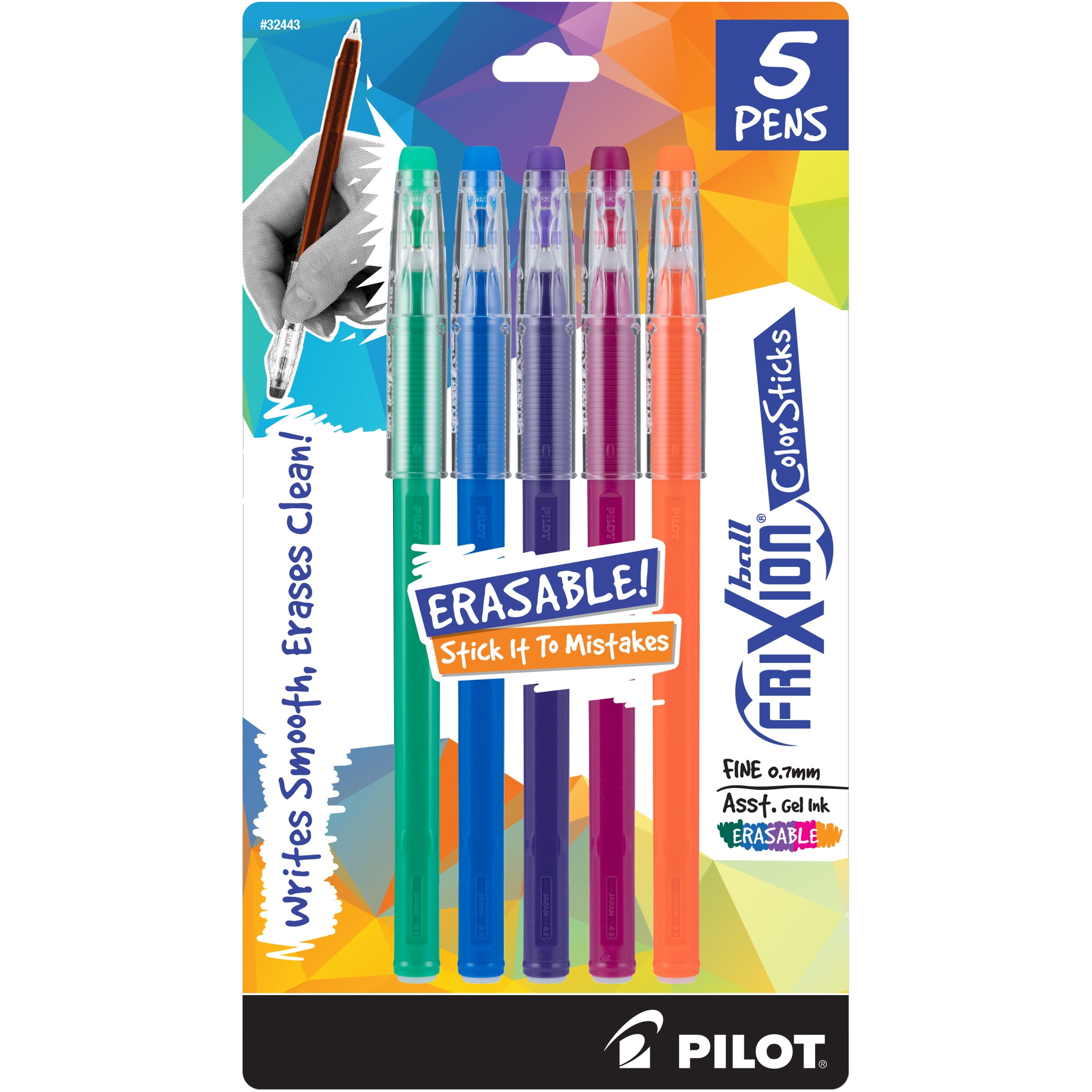 10 Count 2 Pack Pilot Frixion Gel Ink ColorSticks Pens 