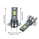 thumbnail image 3 of Faros antiniebla LED H4 para coches, alta potencia 80 W, 3570 SMD, visibilidad mejorada, luces de conducción, faros antiniebla LED para coches, faros H4, accesorios exteriores para vehículos, 3 of 7