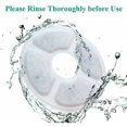 thumbnail image 3 of Cat Water Fountain Filter, Triple Action Fountain Filter for Cat Fountain Replacement with High Intensity Cotton, Charcoal for 2-2.5L Water Fountain, 3 of 4