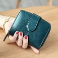 thumbnail image 4 of LHSHID Porte-monnaie pour Femmes en Cuir PU, Petit Porte-Cartes Court, Porte-Monnaie pour Dames, Portefeuilles pour Femmes Rouges, RFID, carteiras, Sac à Argent, 4 of 6
