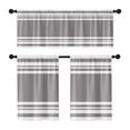 thumbnail image 2 of Amzcrzy Short Curtains 2D Print Kitchen Short Curtainwashable Kitchen Decor Curtainhalf Window Curtain for Kitchen Window Waterproof Light Filtering Curtain for Homecaf Curtains Room Decor, 2 of 7