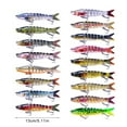 thumbnail image 3 of ZPAQI 3D Artificial Fishing Lures Swimbait Wobblers Multiple Section Jointed Lures, 3 of 20
