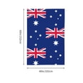 thumbnail image 3 of Tapestry Australian Flag Tapestries For Bedroom Living Room Dorm Party Wall Decor (40" X 60"), 3 of 7
