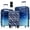 Indigo, variant on Luggage Set of 3, 20-inch with USB Port, Airline Certified Carry-on Luggage , ABS+PC Hard Shell Luggage with Spinner Wheels,Fuchsia Leopard Print