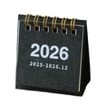 thumbnail image 5 of Dserhfy 2 Pcs Mini Desk Calendar Oct. 2025-Dec. 2026 14 Monthly Planner Desktop Small Standing Flip Calendar with Twin-Wire Binding for Home Office, 5 of 8