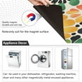 thumbnail image 4 of Yayeee Magnetic Dishwasher Cover for The Front Decoration Home Kitchen Machine Sticker Protector, Dark Floral, 4 of 6