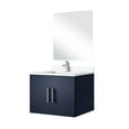 thumbnail image 4 of Navy Blue Bathroom Vanity 24 In. W X 22 D, White Quartz Countertop, 18 Mirror & Faucet - Long Lasting And Stain D Vanity, Scratch Stain- For Extended Durability Beauty, 4 of 7