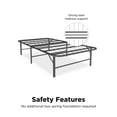 Mainstays Foldable Metal Platform Bed Frame and Mattress Foundation