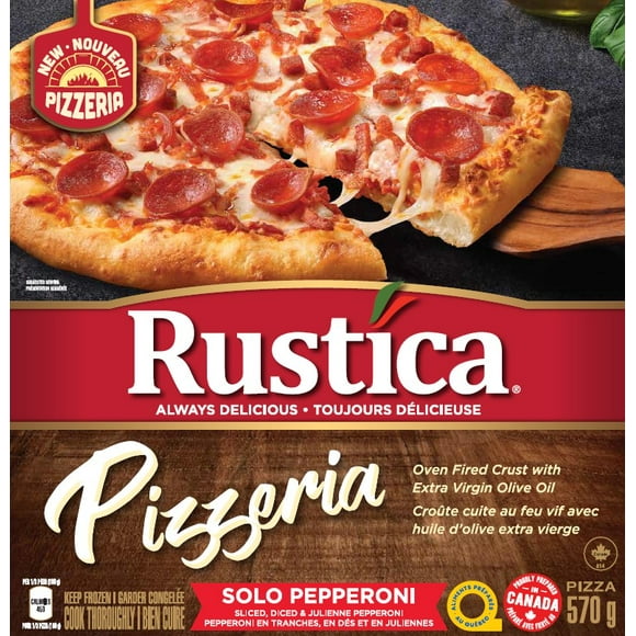 RUSTICA PIZZERIA SOLO PEPPERONI PIZZA, RUSTICA PIZZERIA SOLO PEPPERONI PIZZA