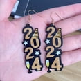 thumbnail image 6 of HGYCPP Happy New Year Earrings Handmade Sparkling Pendants Earwears Chinese Holiday Ears Ornaments Ear Hangers for Women, 6 of 20