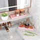 thumbnail image 5 of Bathroom Vanity Tray Black Decorative Tray for Counter, 11.2"x 4.3" Small Wood Sink Soap Tray Holder for Kitchen, Dresser Countertop Decor Rectangle Wooden Organizer, Black, 5 of 5