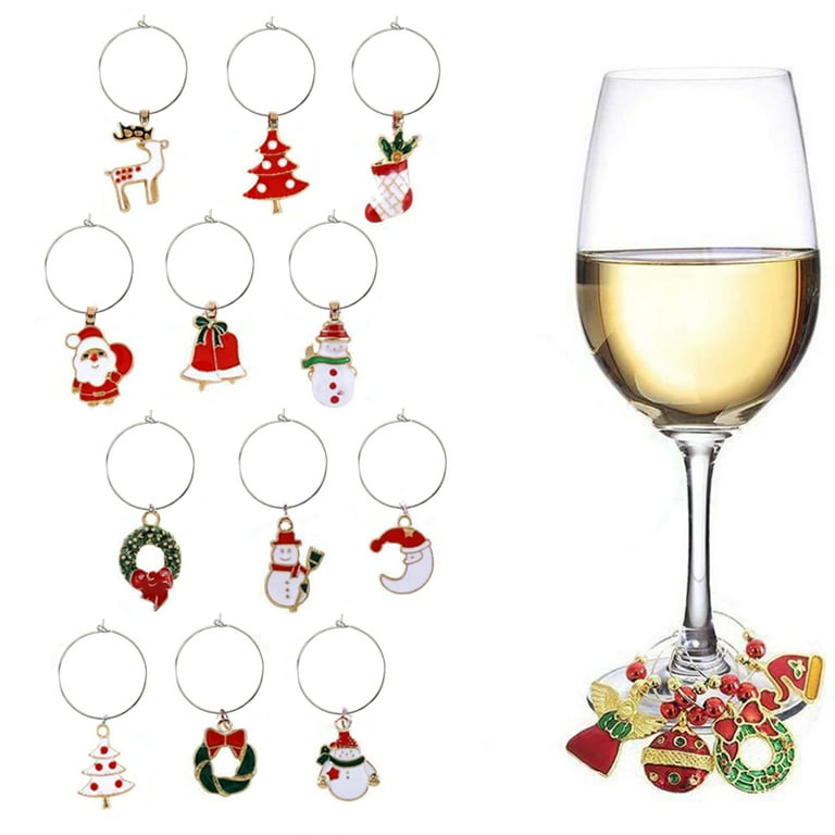  Onwon 300 Pieces Wine Glass Charm Rings DIY Your Own