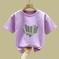thumbnail image 2 of Avtoify Girls Long Sleeve Shirts Casual, Toddler Girls Fall Clothes, Summer Fashion Boys' and Printed Short Sleeve T-Shirt for Kids, 2 of 4