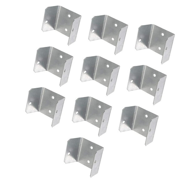 10 piezas de soportes de cerca, clips, piezas de reparación, montaje, soportes en forma de U, conector para 44 mm