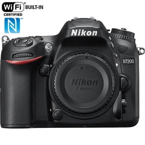 Nikon D7200 DX-format DSLR Body (Black)