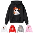 thumbnail image 4 of Staki Girls Halloween Sweatshirt Long Sleeve Pullover Hoodies Cute Hoodie Fall Winter Trendy Clothes for Girl(Red,3-4 Years), 4 of 9