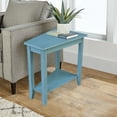 thumbnail image 6 of International Concepts Solid Wood Keystone Accent Table in White, 6 of 7