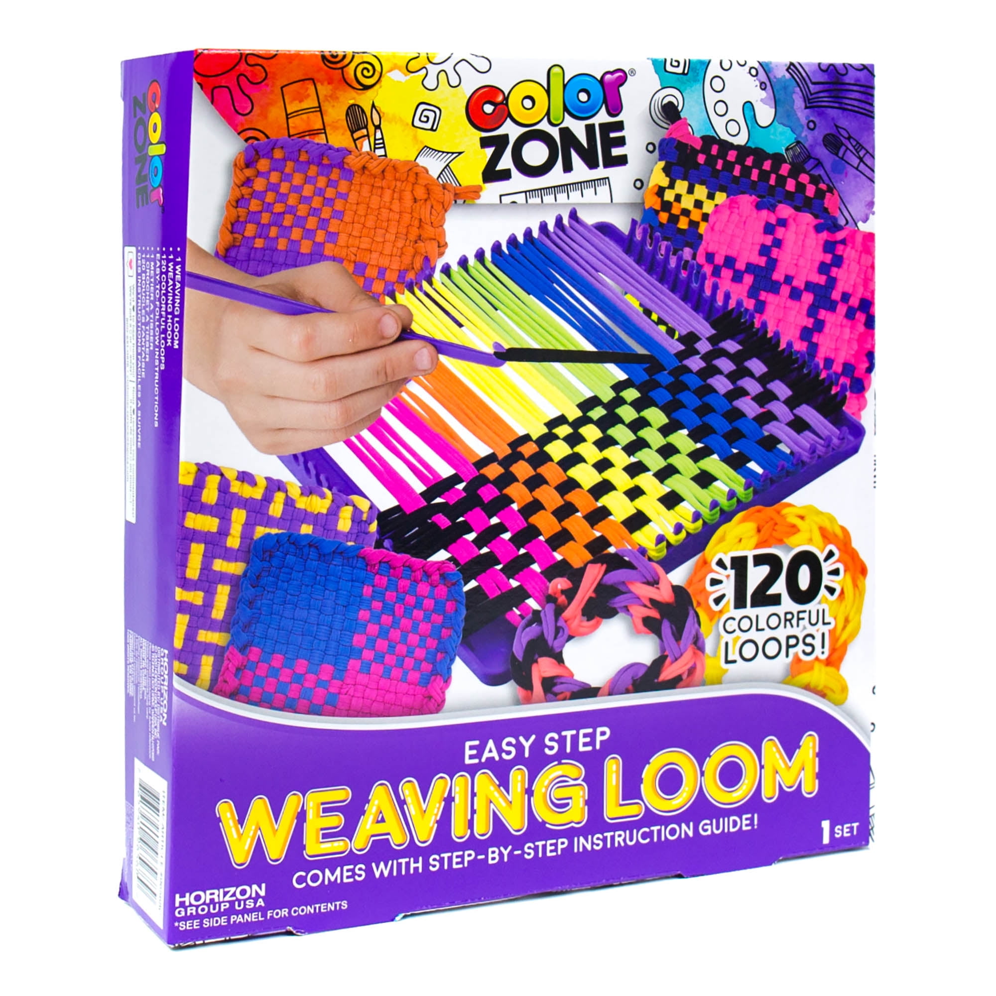 Color Zone Weaving Loom Kit, 12 Pack